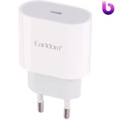 تصویر شارژر دیواری الدرام مدل تایپ سی Earldom ES-EU4 اصلی Earldom EU4 WALL CHARGER