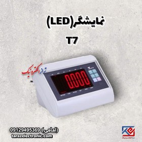 تصویر نمایشگر ترازو یاهوآ مدل T7 با صفحه نمایش LCD بزرگ 