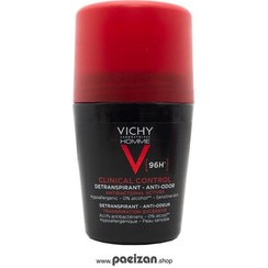 تصویر مام رول ضد تعریق مردانه 96 ساعته ویشی Vichy Homme Clinical Control 96H Anti-Perspirant Deodorant 50 ML