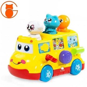 تصویر اتوبوس مدرسه حیوانات موزیکال Fivestar 