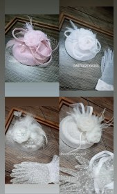 تصویر کلاه با تزیینات دستساز - صورتی kolah faransavi