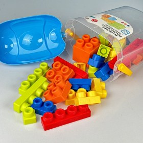 تصویر لگو سطلی 40 تکه نرم 