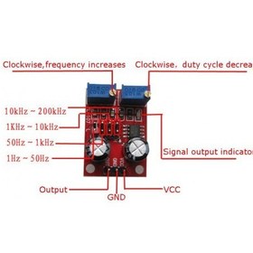 تصویر ماژول مولد پالس NE555 - مناسب برای درایو استپ موتور 