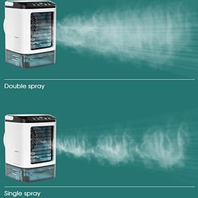 تصویر کولر تبخیری، تهویه مطبوع گرمایشی خنک‌کننده، فن کولر گازی سیار با سرعت باد 3 فن کولر گازی کوچک فن کولرگازی برای اتاق خواب دفتر خانه تابستانی - ارسال 30 روز کاری 