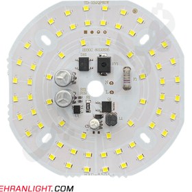 تصویر چیپ ۶۰ وات برق مستقیم خازندار مهتابی 