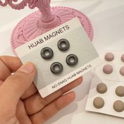 تصویر مگنت شال و روسری دوناتی (فلزی) 