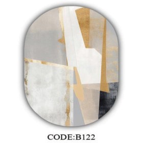 تصویر فرشینه بیضی - 50 در 80 (پادری) 