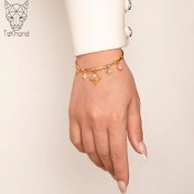 تصویر دستبند النگویی ﭘﺎﻧﺪورا ysxﻃﻼﯾﯽ Pandora ysx gold bangle bracelet