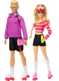 تصویر ست عروسک باربی و کن - ۲ عددی برند barbie Barbie and Ken Fashionistas - 2-Doll Set