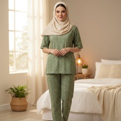 تصویر ست تی شرت و شلوار زنانه AM105 