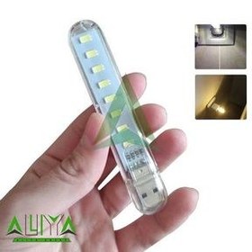 تصویر لامپ ال ای دی مدل USB-8LED 