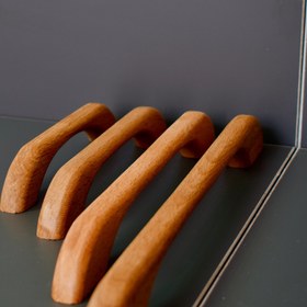 تصویر دستگیره چوبی کد H4 