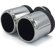 تصویر سر اگزوز دولول بی ام دبلیو مدل 406 آبکاری 