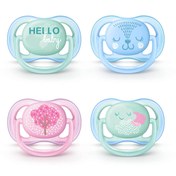 تصویر پستانک 2 عددی 0 تا 6 ماه ساده Ultra Air اونت Avent ا Baby pacifier code:244/21 Baby pacifier code:244/21