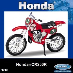 تصویر ماکت موتورسیکلت هوندا سی آر 250 آر ویلی (HONDA CR250R BY WELLY) 