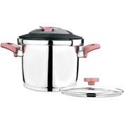 تصویر زودپز تک فونیکس+درب پیرکس جدید Candid phonix PressureCooker plus 6 Liter