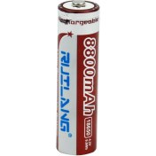 تصویر باتری لیتیومی قوی مدل RuiLang 18650 با ظرفیت بالاتر از 8800 میلی‌آمپرساعت | Power Cell Series uiLang 18650 Lithium‑Ion Rechargeable Battery – 8800 mAh