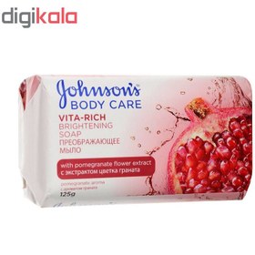 تصویر صابون شستشو جانسون مدل Pomegranate وزن 125 گرم صابون و پودر صابون