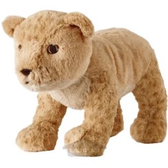 تصویر اسباب بازی نرم توله شیر ایکیا مدل IKEA DJUNGELSKOG تحویل 29 روزه IKEA DJUNGELSKOG soft toy lion cub