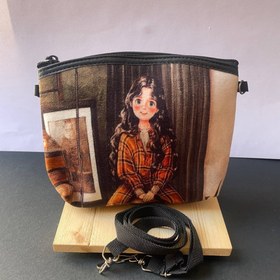 تصویر کیف دوشی فانتزی با بند قابل تنظیم 