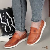 تصویر کفش کالج مردانه چرم طبیعی کد B5-131 