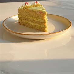 تصویر کیک پسته | طعم لوکس و مغزدار برای کافیشاپ‌های بندرعباس 