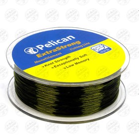 تصویر نخ نایلونی ماهیگیری پلیکان ۲۵۰ متری سایز ۰.۶۰ , Pelican Extra Strong 0.60 mm 