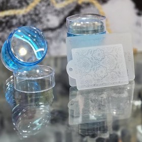 تصویر مهر ناخن همراه با شابلون سایزبزرگ 