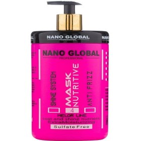 تصویر ماسک مو نانو گلوبال مخصوص موهای فر و مجعد حجم ۱۰۰۰ میلی لیتر 