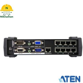 تصویر ویدئو اسپلیتر 4 پورت VGA-Audio-Rs232 آتن (ATEN) مدل VS1508 