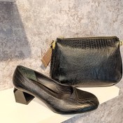 تصویر ست کیف و کفش چرم کد 02 