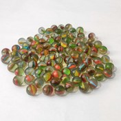 تصویر تیله بازی مدل BBG100 بسته ۱۰۰ عددی چند رنگ 