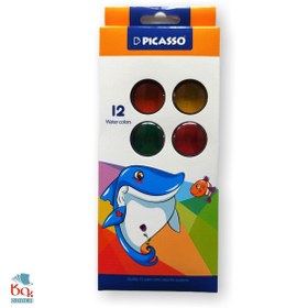 تصویر آبرنگ 12 رنگ پیکاسو 