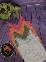 تصویر تاپ طرح دار و ساده جلو گیپور دار برند پریمارک سایزبندی ۳۶ تا ۴۶ 