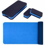 تصویر زیر انداز یوگا تن زیب مدل Pack01 به همراه استپ وآجر مجموعه 4 عددی - قرمز 