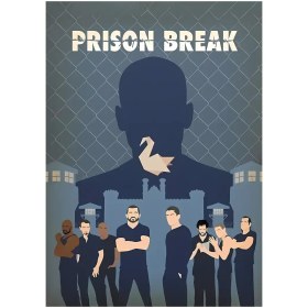 تصویر متال پوستر سریال Prison Break کد N604 