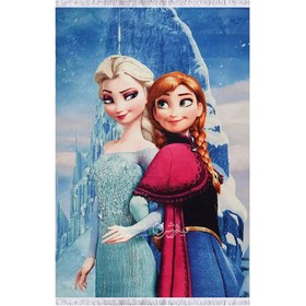 تصویر فرش کودک طرح السا و آنا کد DC100259 