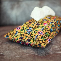 تصویر جادستمال کاغذی طرح ترگل 