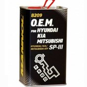 تصویر روغن گیربکس اتوماتیک mannol SPIII مانول یک لیتری ( ارسال رایگان ) ATF SPIII mannol for hyundai an kia 1 LITER ساخت کشور آلمان