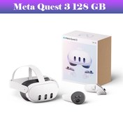 تصویر عینک واقعیت مجازی متا مدل QUEST 3 128GB META Quest 3 Mixed Reality Headset 128 GB