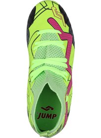 تصویر کفش فوتبال مردانه نئون سبز مدل 30226 Fg V3 برند jump 30226 Fg Men's Neon Green Football Cleats V3