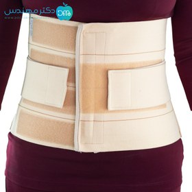 تصویر شکم بند با کش دوبل کد محصول : 60430 Double Rubber Elastic Abdominal Binder