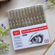 تصویر ست راپید ۱۲ عددی مشکی 