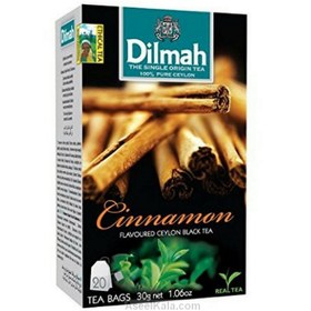 تصویر چای کیسه ای سیلانی دیلمه Dilmah با طعم دارچین بسته 20 عددی 