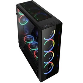 تصویر کیس کامپیوتر مسترتک مدل تی 500 گیمینگ T500 Gaming Computer Case