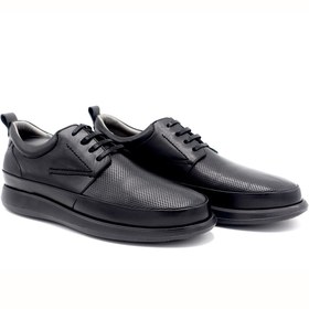 تصویر کفش کد 2071 بندی مشکی 