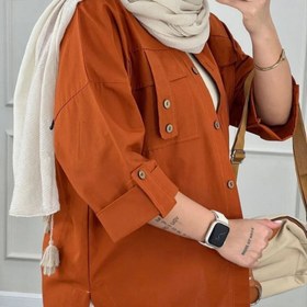 تصویر شومیززنانه جیب صلیبی 