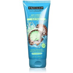 تصویر ماسک صورت خاک رس ضد استرس فریمن حاوی کانیهای دریایی حجم 175 میل ا FREEMAN Anti Steress Face Mask 175ml FREEMAN Anti Steress Face Mask 175ml