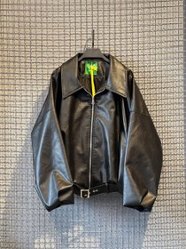 تصویر بامبر جکت چرم 