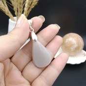 تصویر گردنبند مون استون (سنگ ماه) اصل معدنی کد 8784 